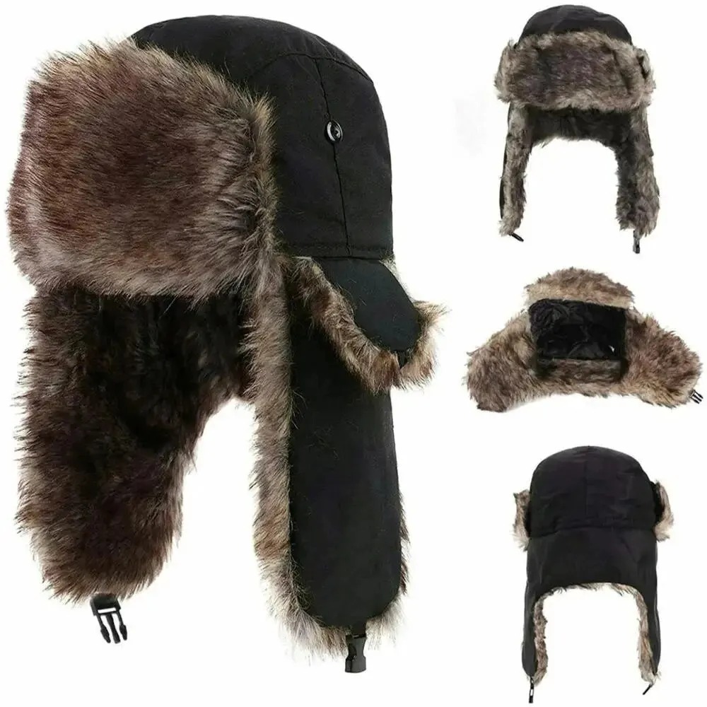 Trapper Hat Ear Flap - 남성용 겨울 트래퍼 에어리에이터 트루퍼 귀덮개