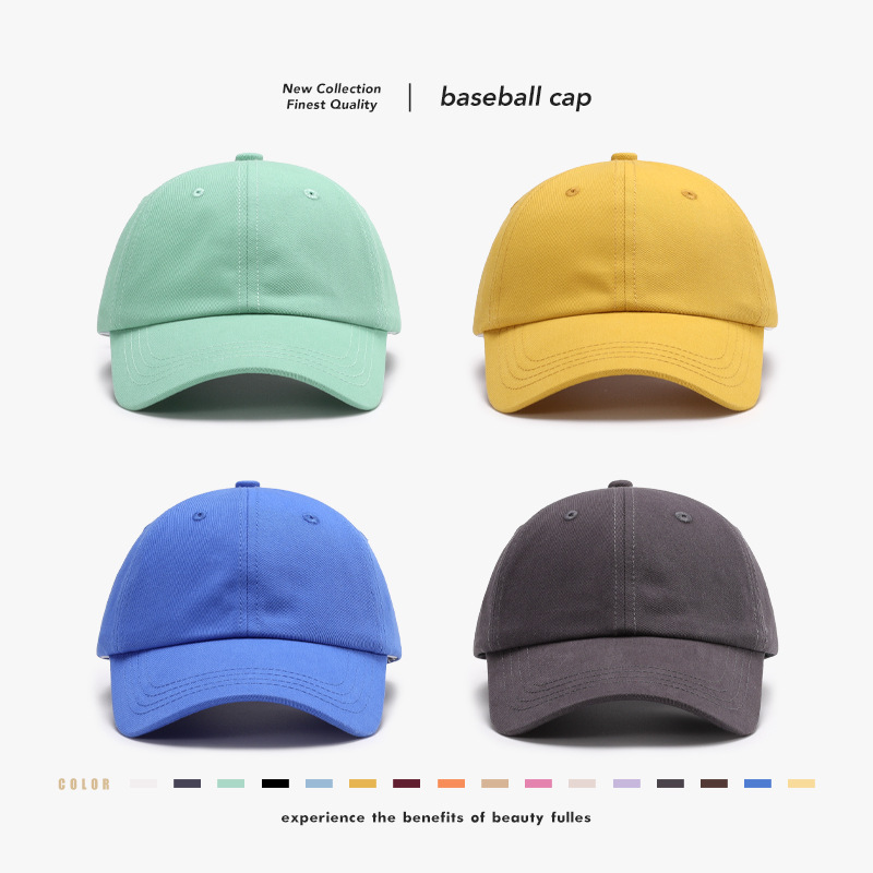 Dad Hat Cotton - 여름 캐주얼 일반 야구 모자 여성용