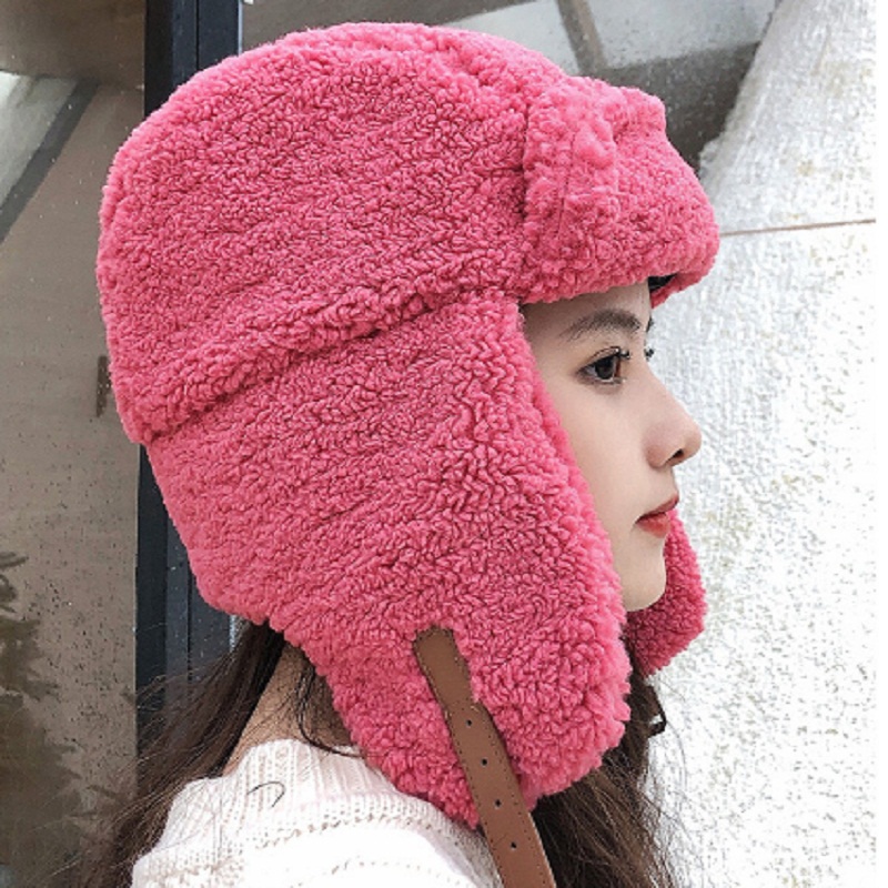 Winter Trapper Hat - Y2K 여자 여자 폭격기 모자 파일럿