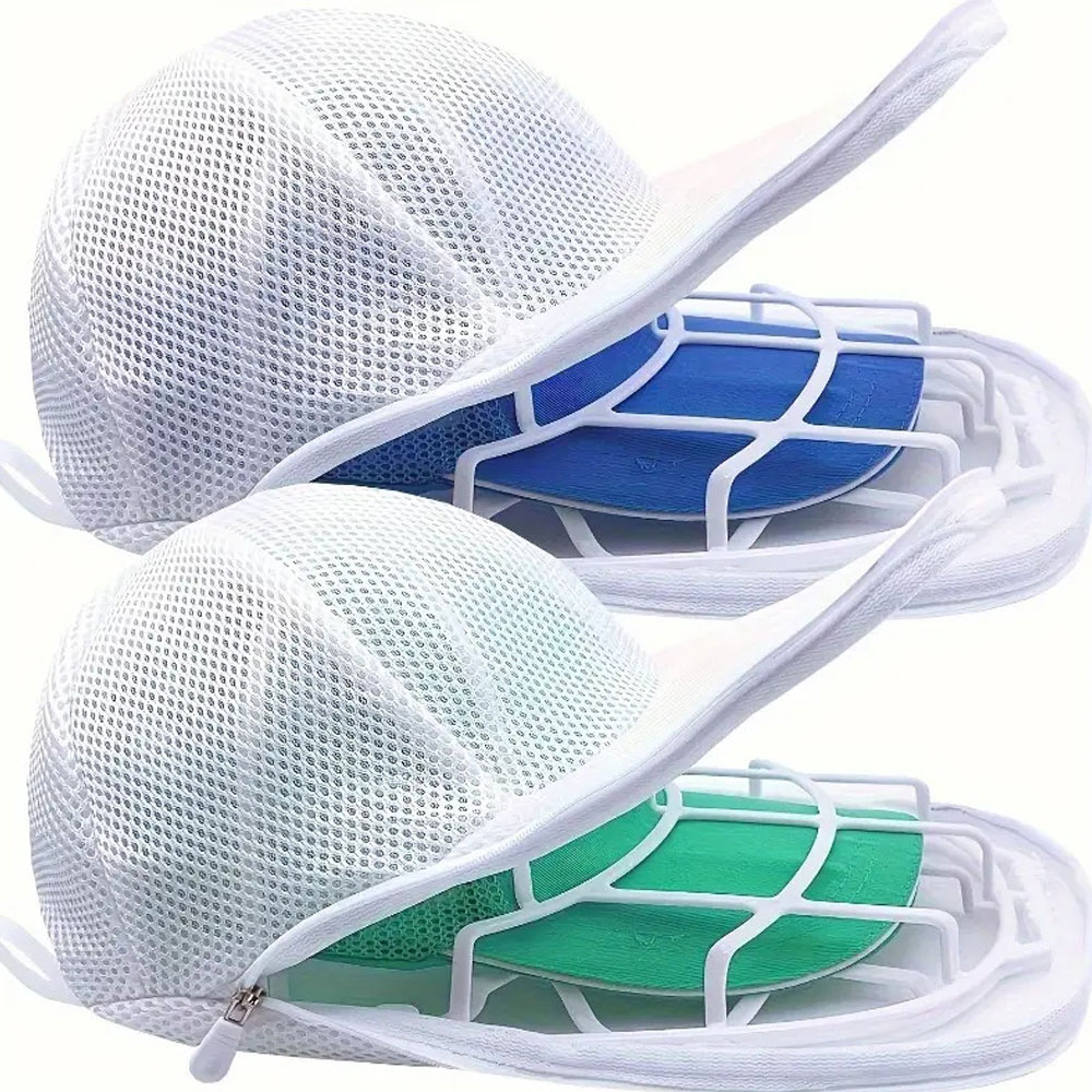 Baseball Cap Structured - 지퍼형 세탁기 모자 세척 케이지 -