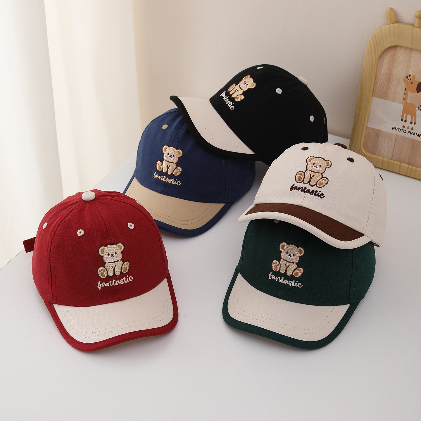 Visor Sun Hat - 어린이 야구 모자 52cm 어린이 만화