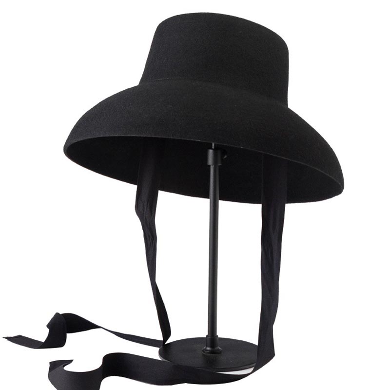 레트로 스타일 순수 양모 모자 와이드 브림 겨울 Fed - Fedora Hat Wool 리뷰 및 가격