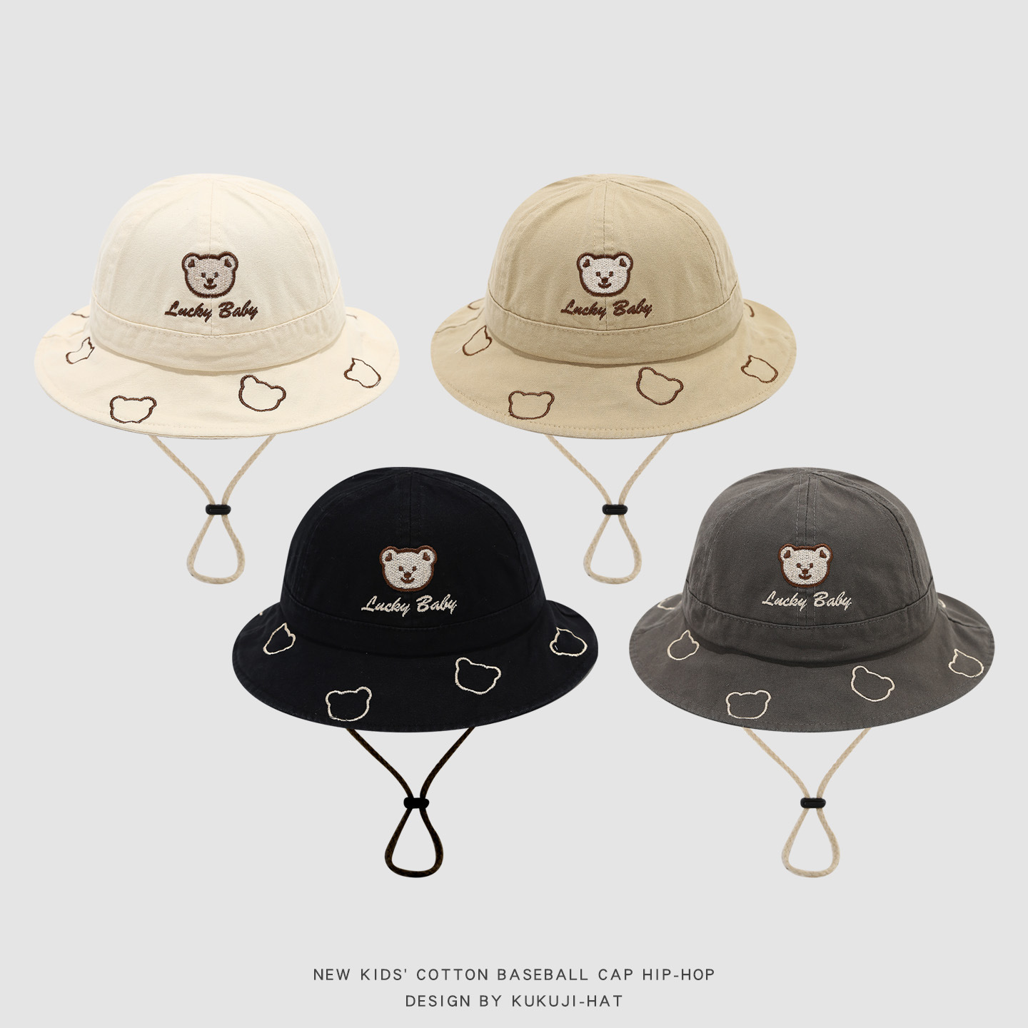 2026 귀여운 만화 곰 아기 버킷햇 여름 야외용 아기 - Bucket Hat Cotton 리뷰 및 가격