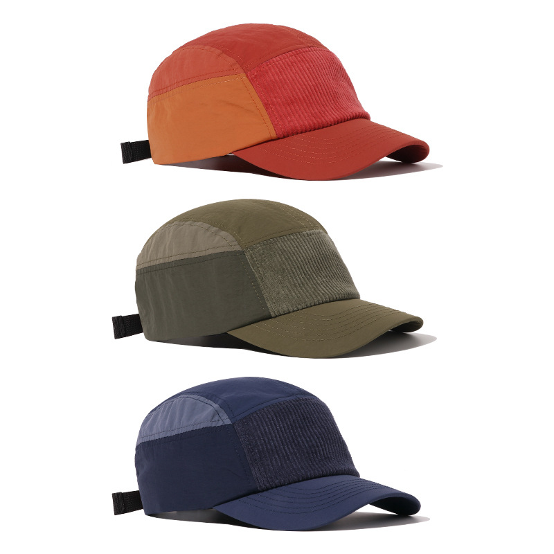 5 패널 스트릿 스타일 작업복 야구 모자 컬러 블록 코 - Corduroy Cap 5 Panel 리뷰 및 가격