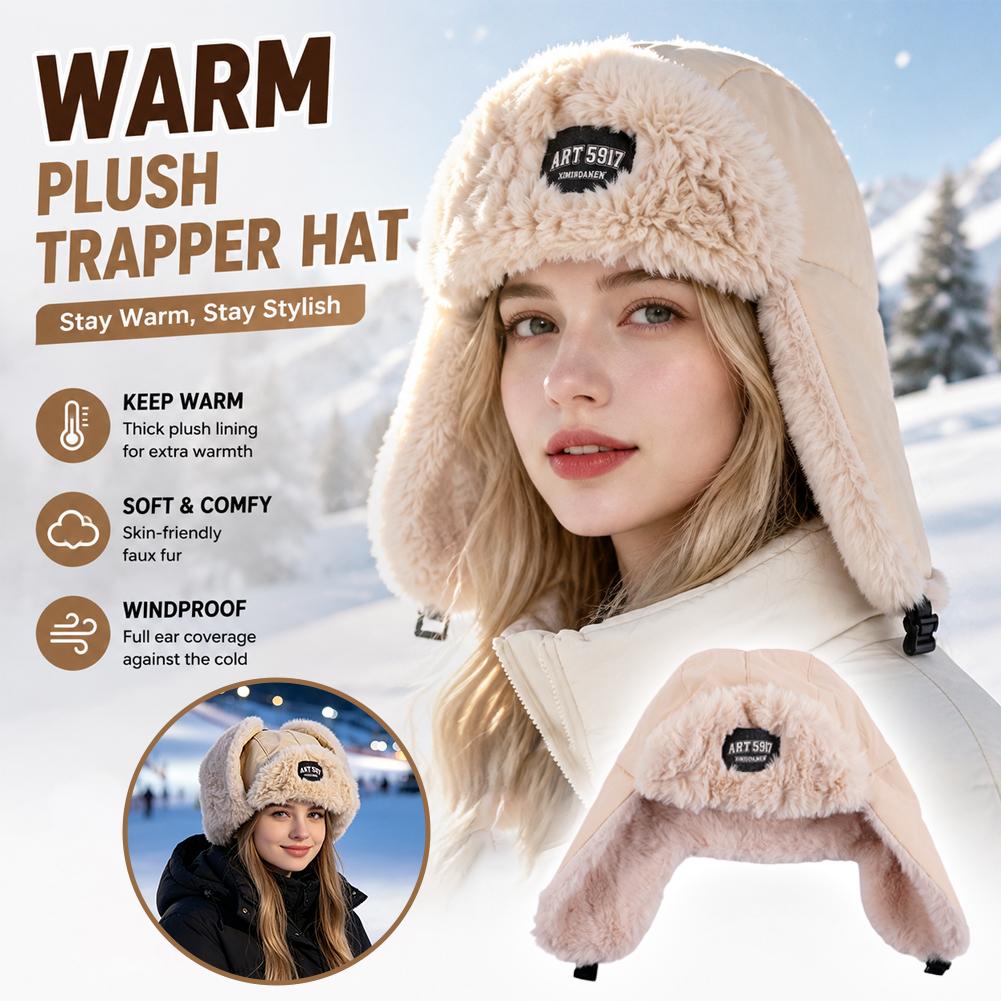 여성용 남성용 포근한 겨울 모자, 인조 퍼 귀덮개가 있 - Trapper Hat Ear Flap 리뷰 및 가격