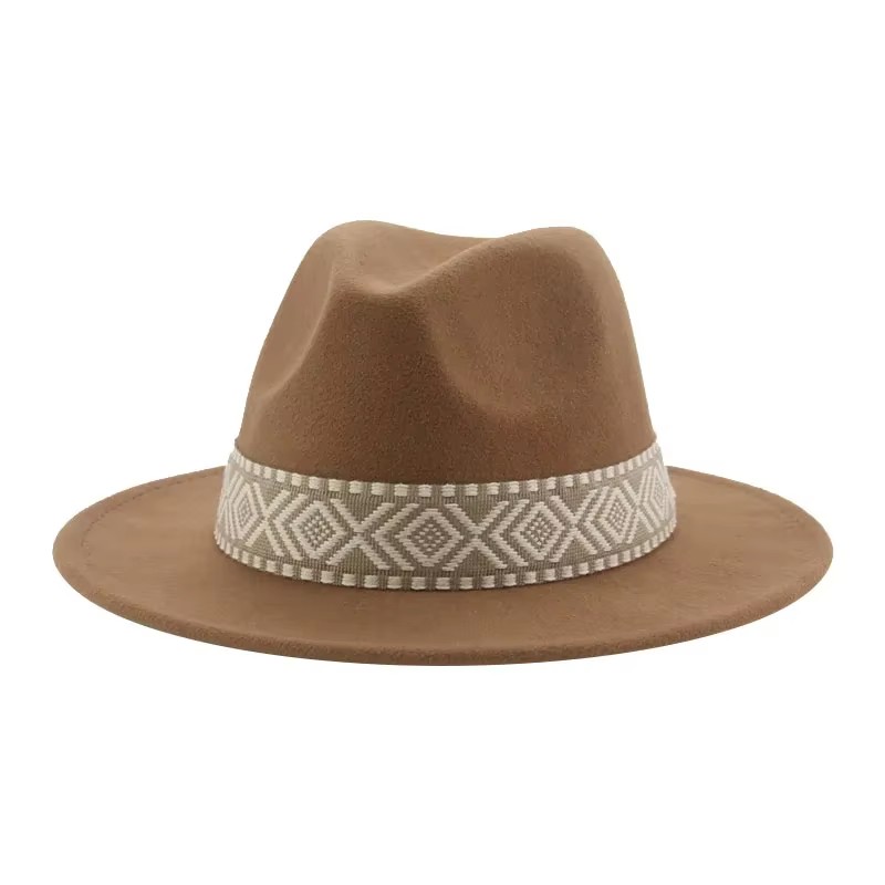 파나마 모자 여성용 서부 카우보이 모자 솔리드 빅 브림 - Fedora Hat Wool 리뷰 및 가격