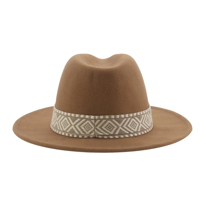 파나마 모자 여성용 서부 카우보이 모자 솔리드 빅 브림 - Fedora Hat Wool 리뷰 및 가격