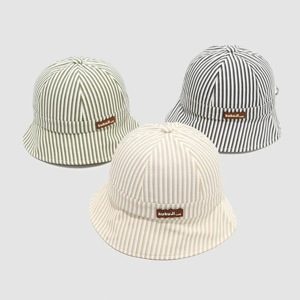 새로운 스트라이프 아기 버킷햇, 조절 가능한 통기성 좋 - Sun Hat Wide Brim 리뷰 및 가격