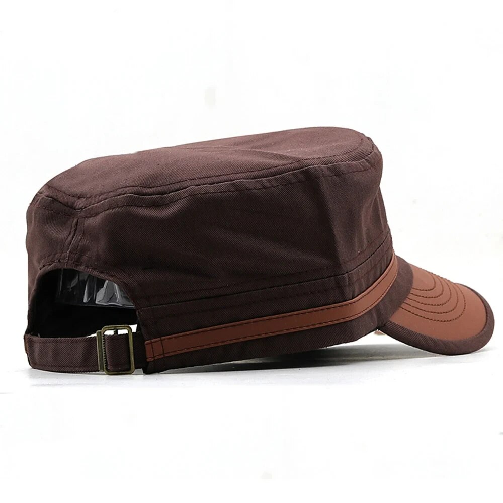 캐주얼 생도 모자 남자 플랫 탑 모자 패션 코튼 바이저 - Dad Hat Cotton 리뷰 및 가격