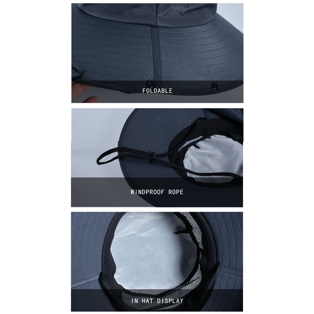 심플한 천 소재 남성용 햇빛 가리개 모자, 탈부착 가능 - Visor Sun Hat 리뷰 및 가격