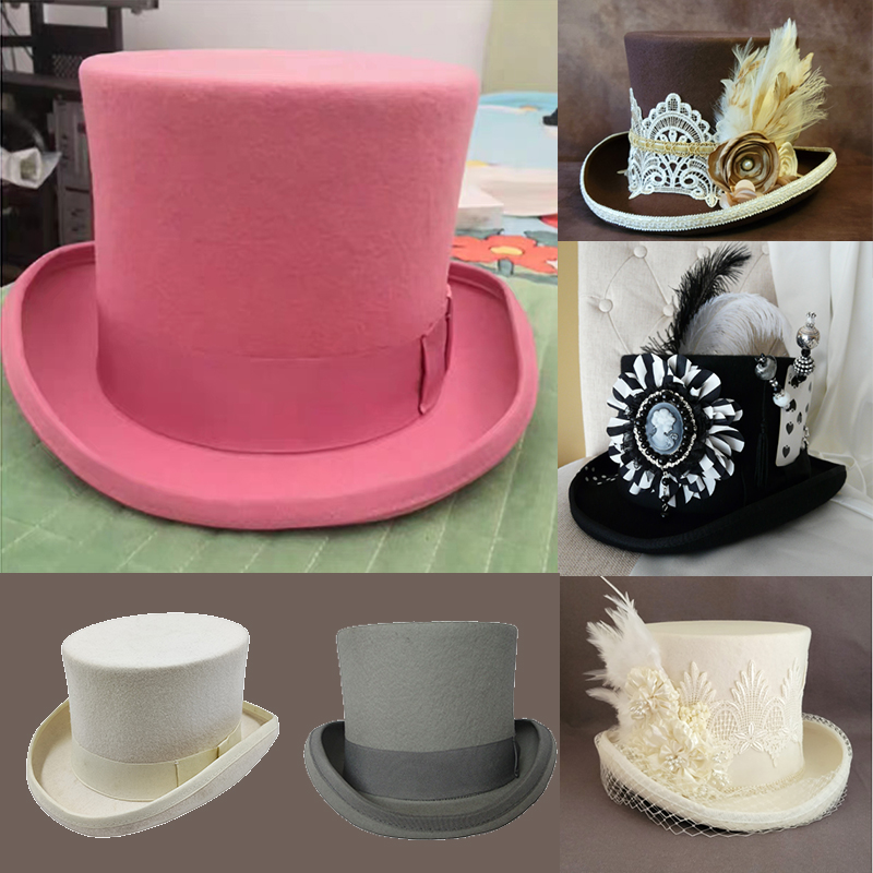 새로운 남자 모자 100% 양모 페도라 모자 유니섹스  - Fedora Hat Wool 리뷰 및 가격