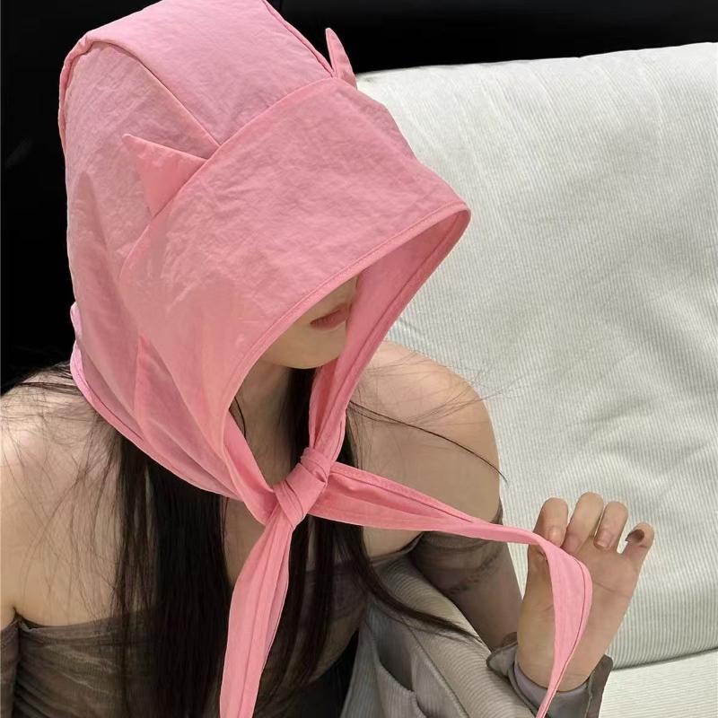 귀여운 고양이 귀 햇빛 가리개 얇은 귀 보호 헤어밴드  - Visor Sun Hat 리뷰 및 가격