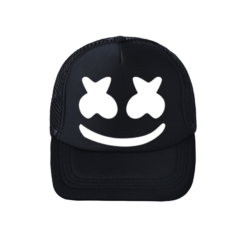 DJ 힙합 팝 모자 Marshmello 코스프레 야구  - Trucker Cap Mesh 리뷰 및 가격