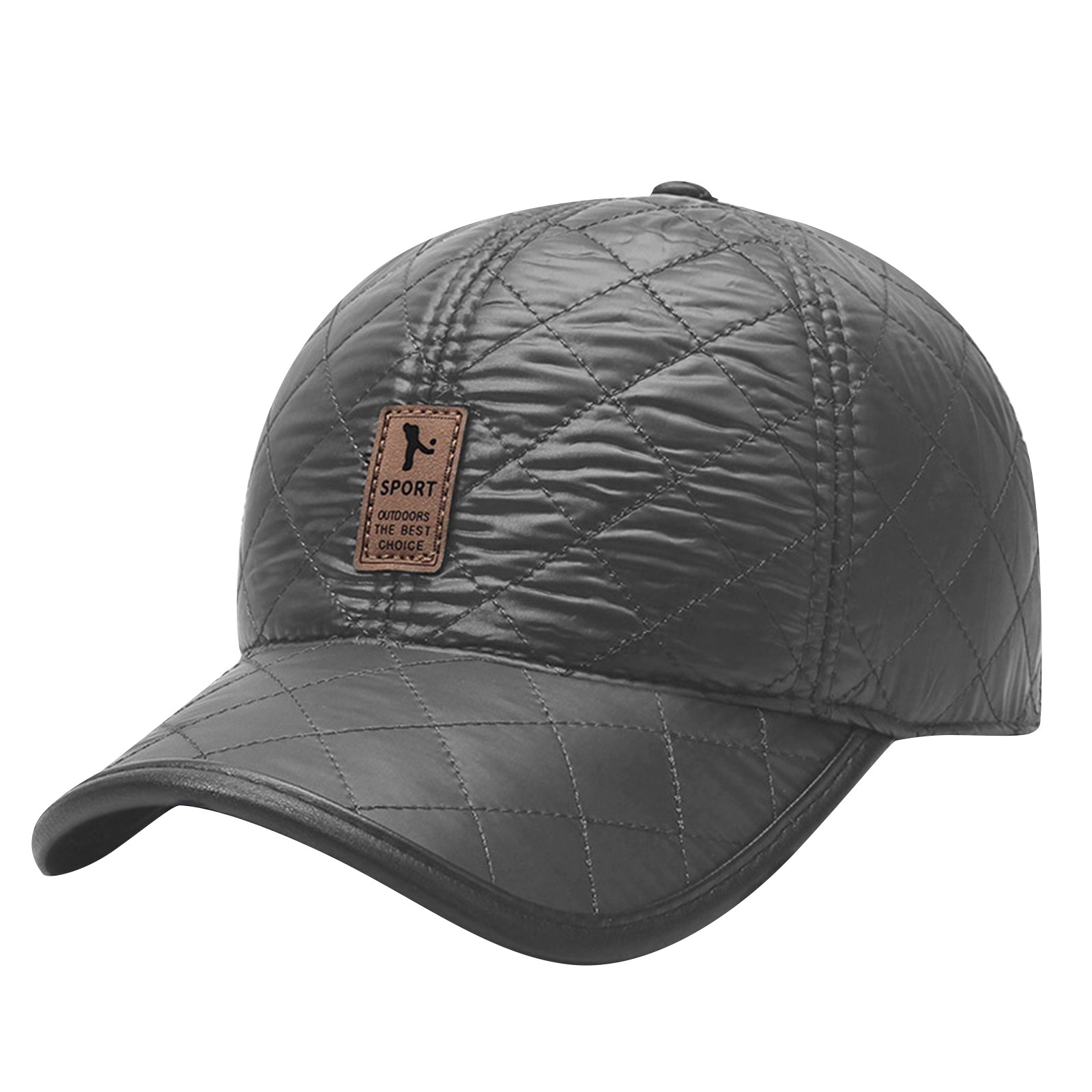 겨울 남성 PU 야구 모자 따뜻한 귀 플랩 모자 조절  - Winter Trapper Hat 리뷰 및 가격
