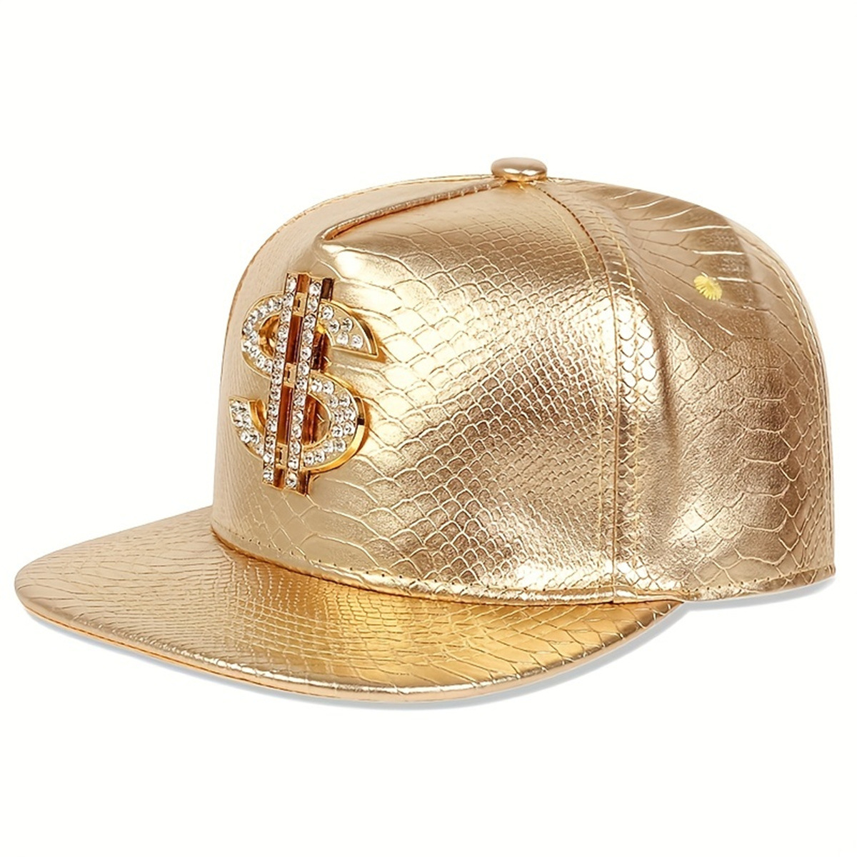 가죽 메탈릭 달러 기호 야구 모자 남성 여성 조절 가능 - Baseball Cap Structured 리뷰 및 가격