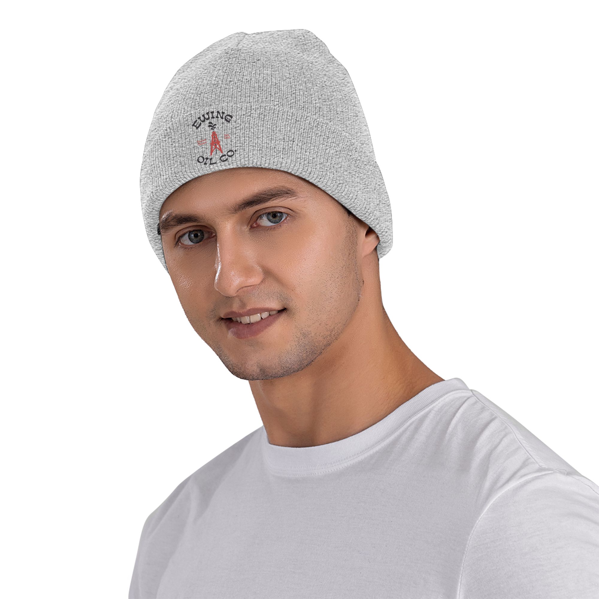 Ewing Oil Co. Dallas 70년대 TV 쇼 - Beanie Cuffed Knit 리뷰 및 가격