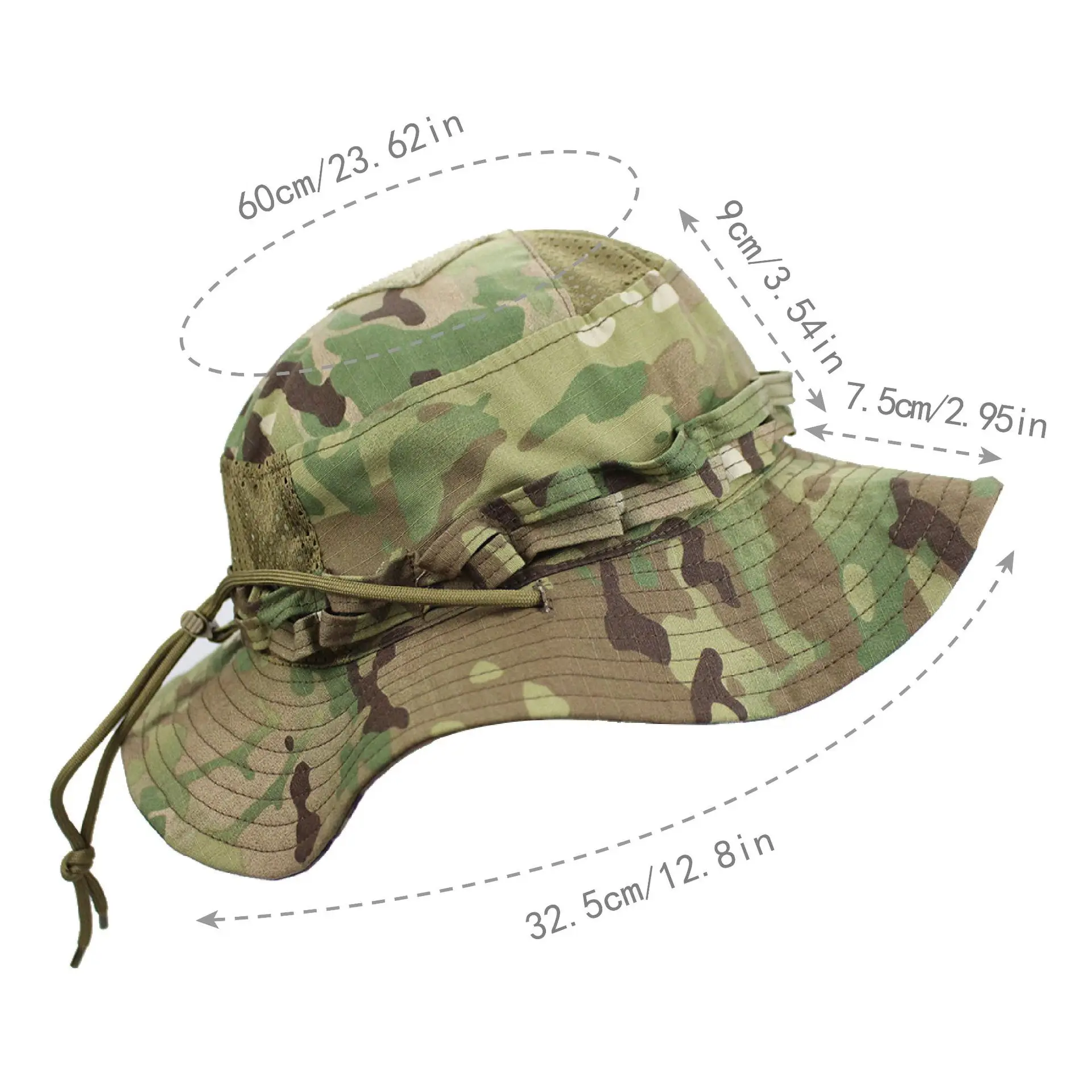새로운 전술 위장 부니캡 사냥용 넓은 챙 모자 남성 야 - Boonie Hat Tactical 리뷰 및 가격
