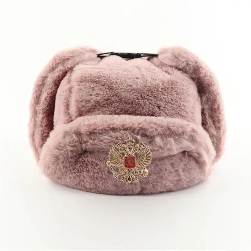 소련 배지 우샨카 남녀 공용 봄버 모자 CCCP 군사  - Trapper Hat Ear Flap 리뷰 및 가격