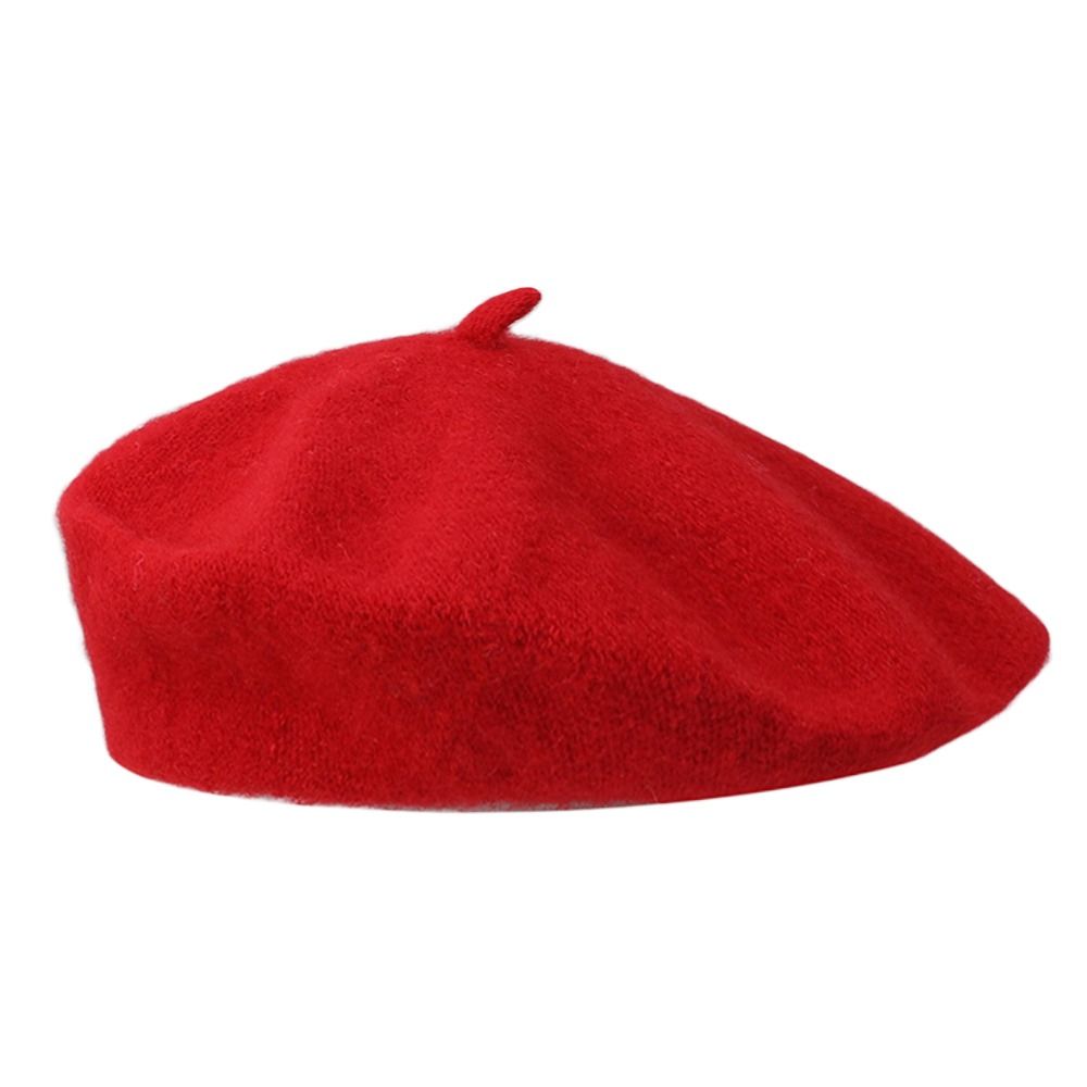 패션 따뜻한 겨울 울 베레모 단색 레트로 프랑스 예술가 - Beret French Wool 리뷰 및 가격