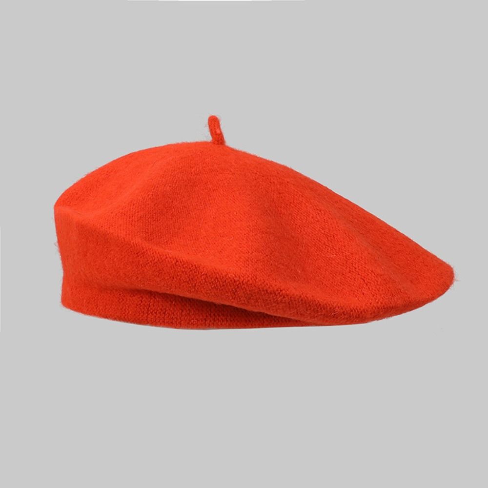 패션 따뜻한 겨울 울 베레모 단색 레트로 프랑스 예술가 - Beret French Wool 리뷰 및 가격
