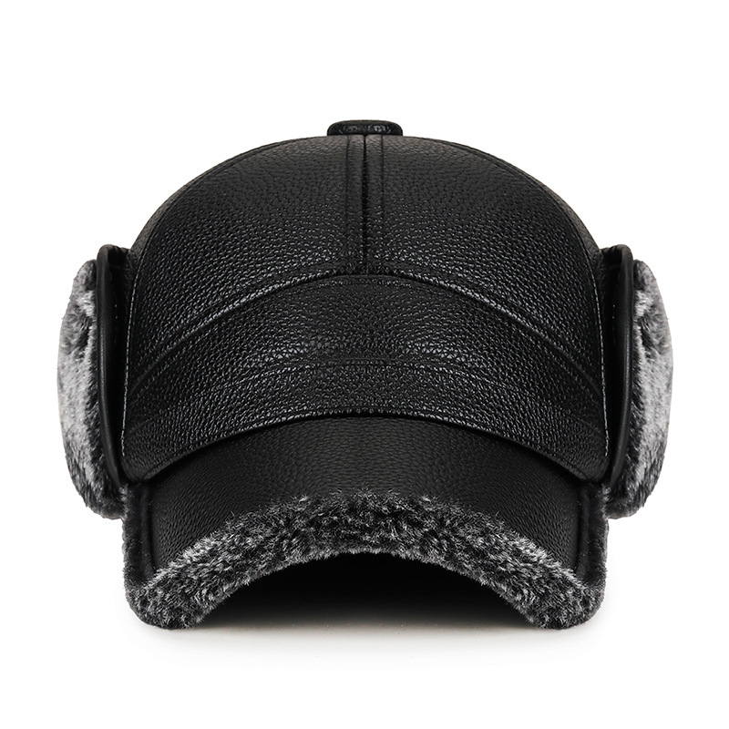 중년 및 노인용 모피 모자, 따뜻한 남성 귀 보호대,  - Baseball Cap Structured 리뷰 및 가격