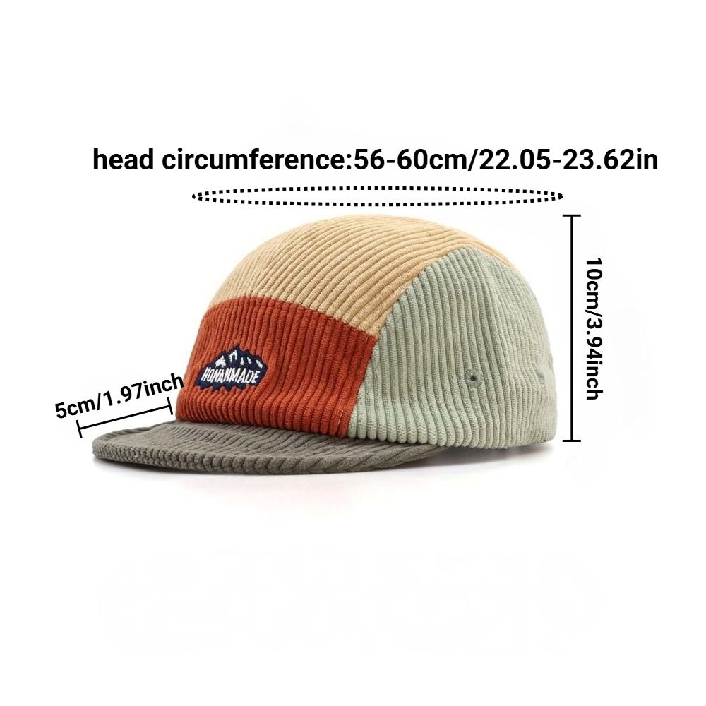 5 패널 숏 브림 캡, 빈티지 클래식 블랙 코듀로이 메 - Corduroy Cap 5 Panel 리뷰 및 가격