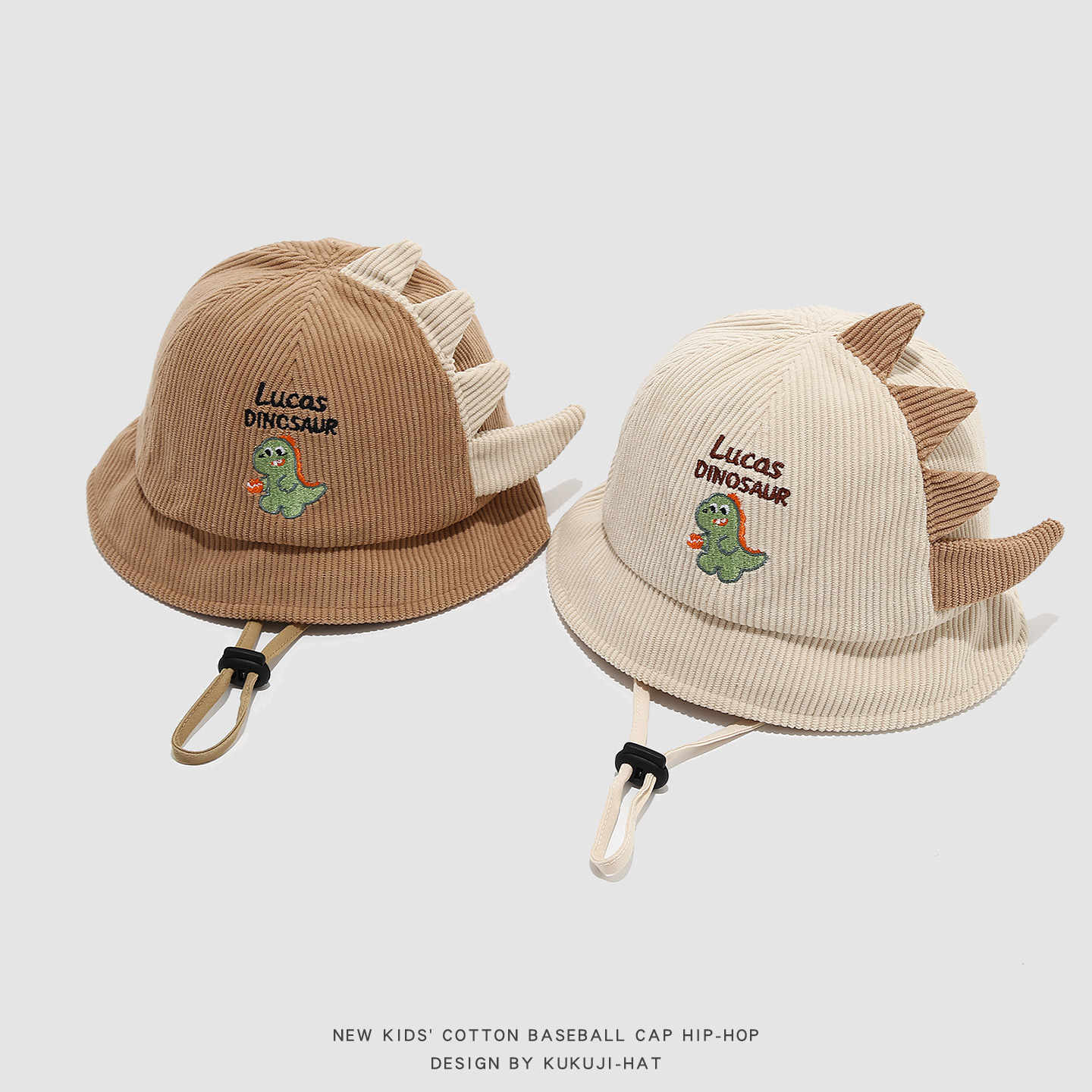 귀여운 아기 태양 모자 봄 가을 경량 디노 버킷 모자  - Bucket Hat Cotton 리뷰 및 가격