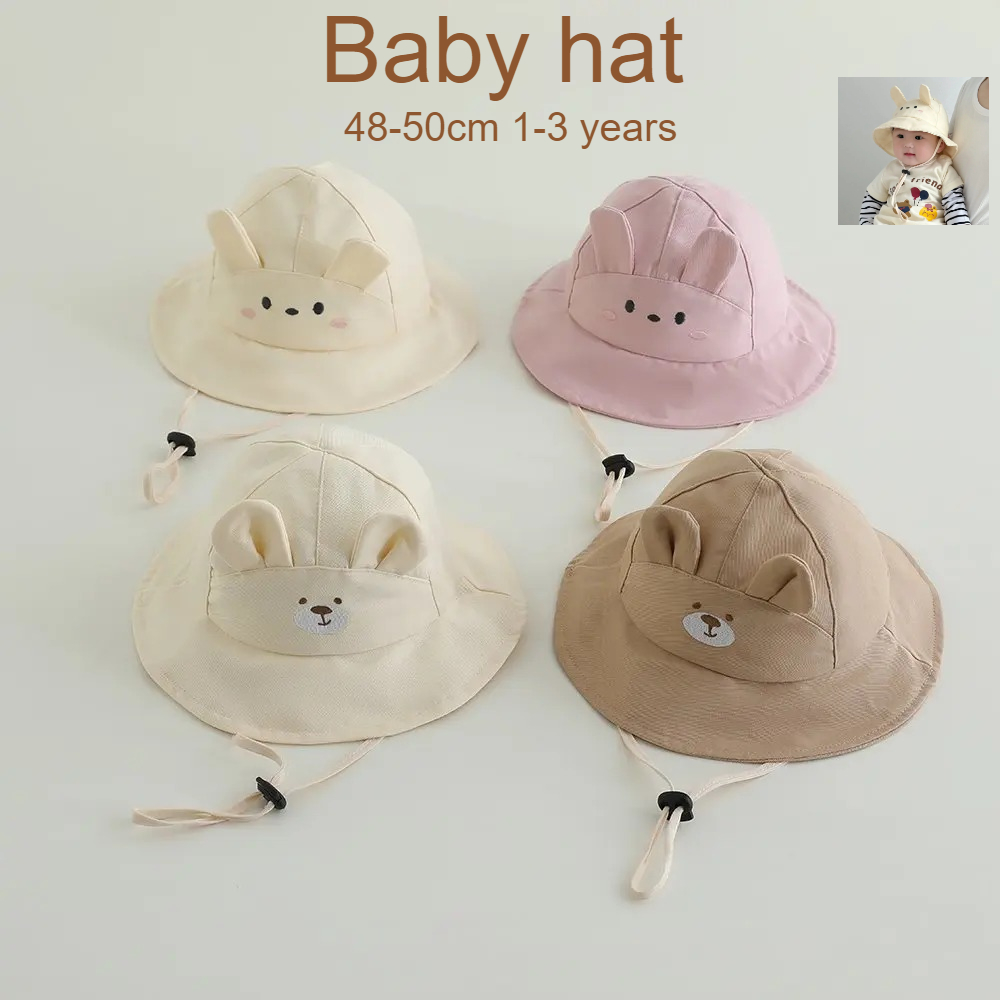 아기 여자아이 햇빛 가리개 모자 48-50cm 면 파나 - Bucket Hat Cotton 리뷰 및 가격