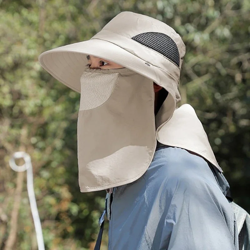 여름 햇빛 차단 모자 UV 차단 야외 사냥 낚시 모자  - Visor Sun Hat 리뷰 및 가격