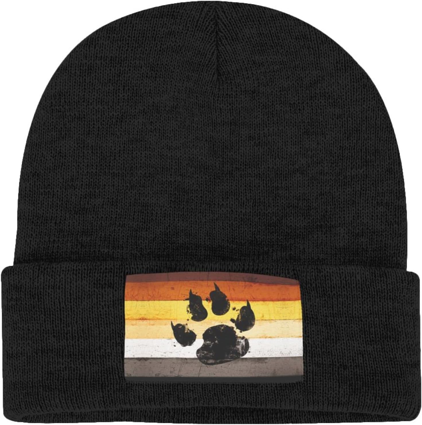 게이 플래그 베어 파우 LGBT 니트 비니 겨울 모자  - Beanie Cuffed Knit 리뷰 및 가격