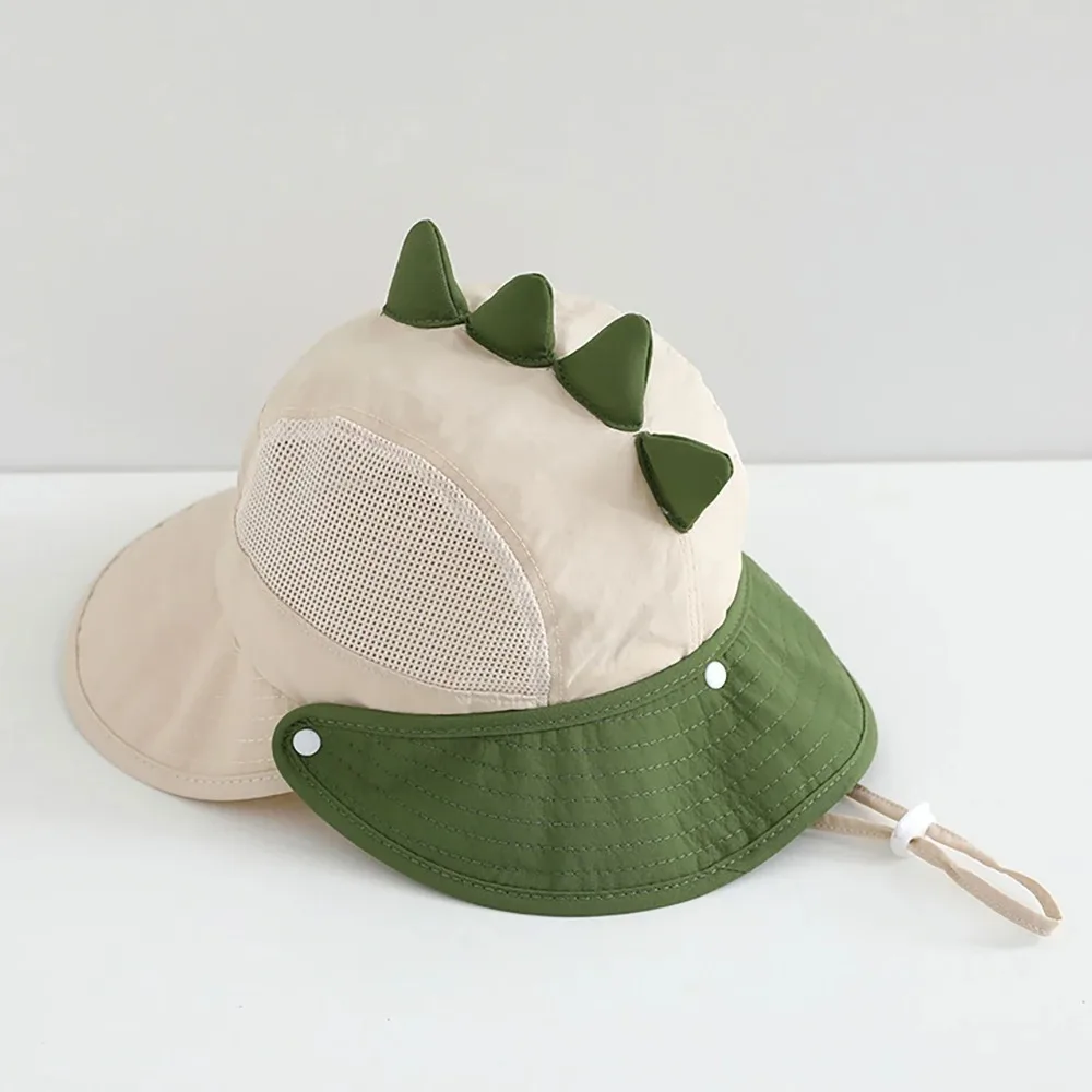 귀여운 만화 아기 어부 모자 여름 메쉬 통기성 버킷 모 - Bucket Hat Cotton 리뷰 및 가격