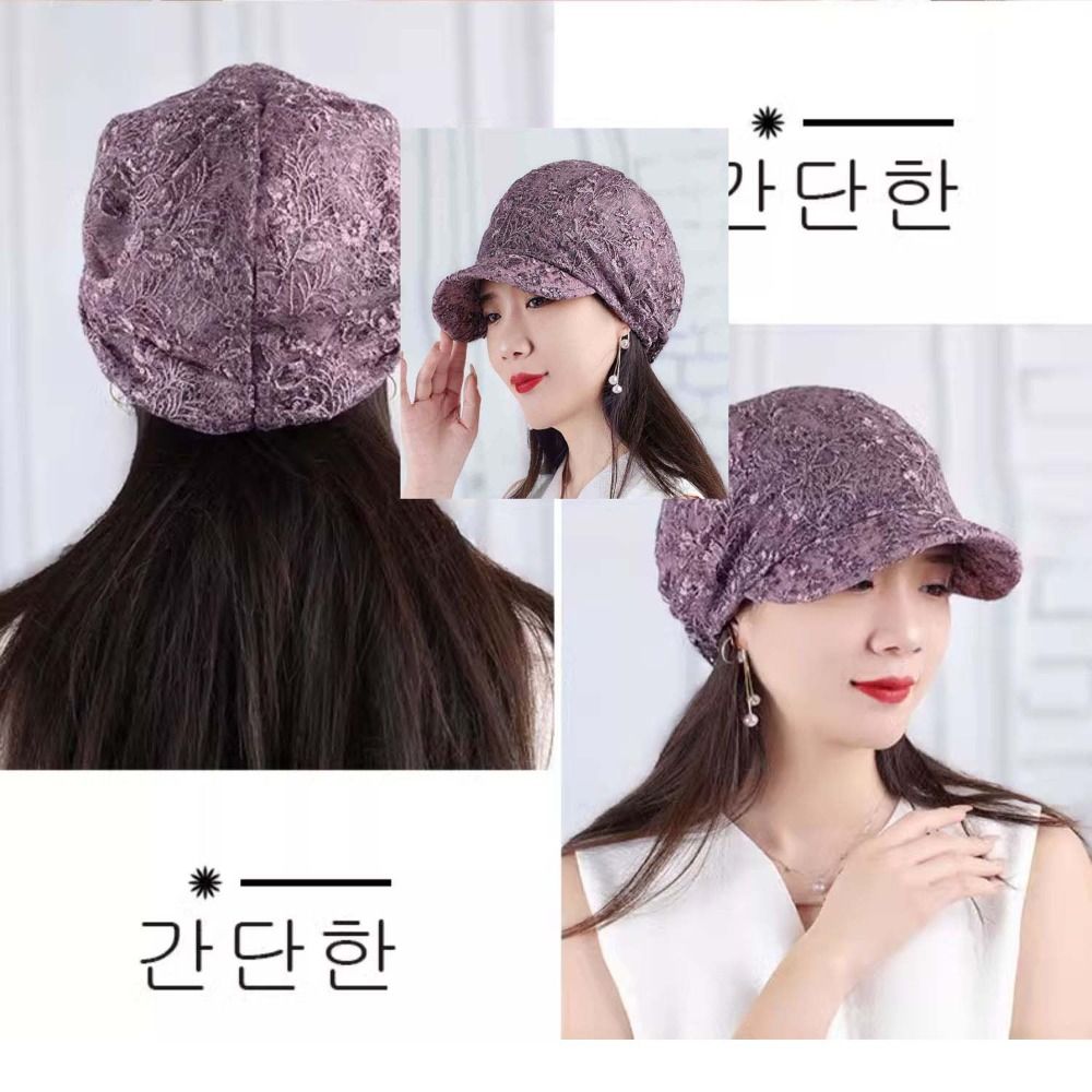 속이 빈 꽃무늬 비니 모자 통기성 자수 여성 야구 모자 - Baseball Cap Structured 리뷰 및 가격