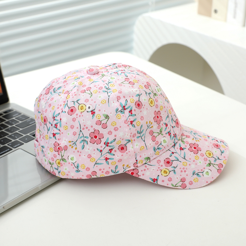 여름 어린이 야구 모자 꽃 프린트 소녀용 하이 캡 햇빛 - Visor Sun Hat 리뷰 및 가격