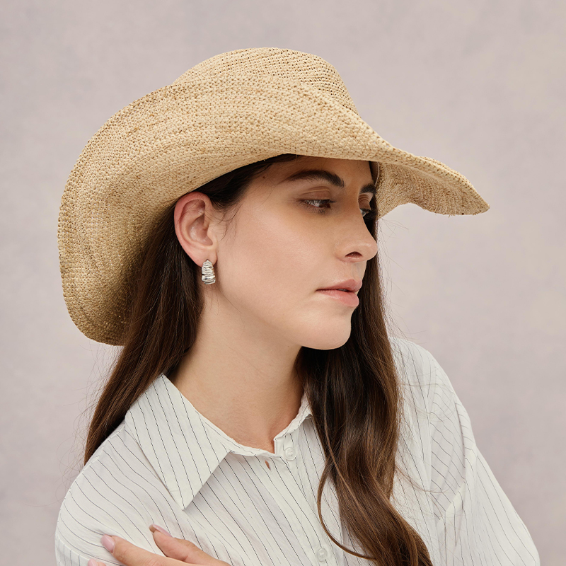 프리미엄 라피아 밀짚모자 고급 수제 웨스턴 카우보이 캡 - Cowboy Hat Straw 리뷰 및 가격