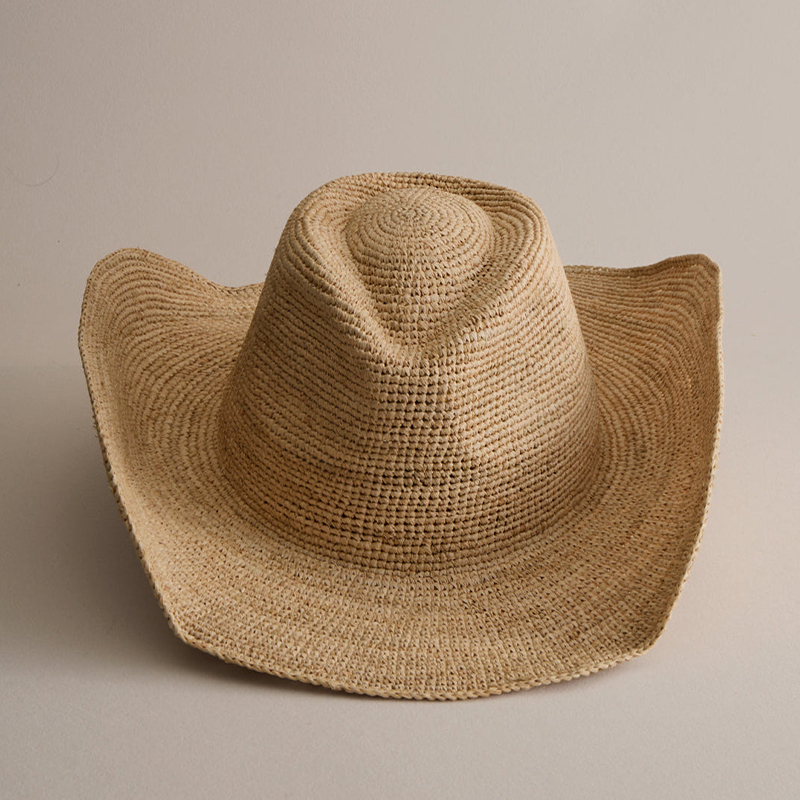 프리미엄 라피아 밀짚모자 고급 수제 웨스턴 카우보이 캡 - Cowboy Hat Straw 리뷰 및 가격